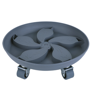 透气可移动花盆托盘带轮万向轮花盘底托盘底座滚轮底盘大号接水盘