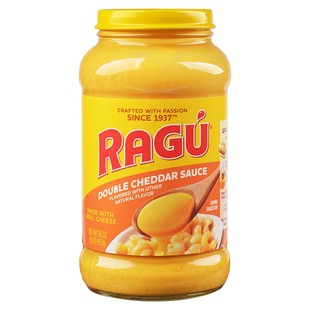进口新日期RAGU乐鲜芝士酱双重切达奶酪酱面包意面酱炸鸡汉堡453g