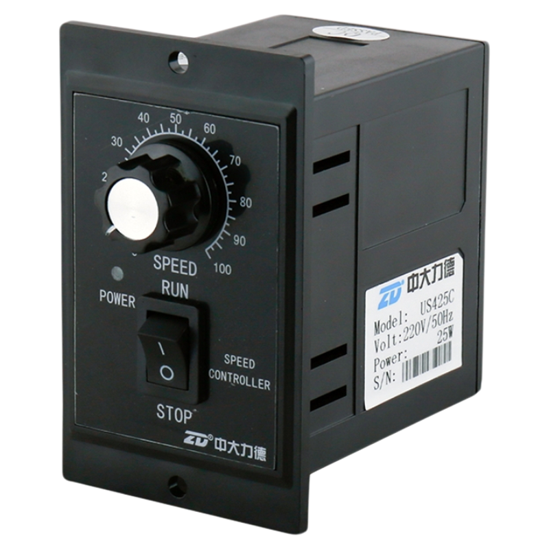 ZD中大US/US-02调速电机控制器交流220V调速器单相减速马达驱动器
