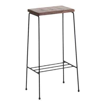 mumo木墨铁艺吧台高凳面板客厅