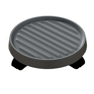 移动花盆托盘带轮底座花盘底托滚轮万向轮接水盘塑料滑轮轮子底盘