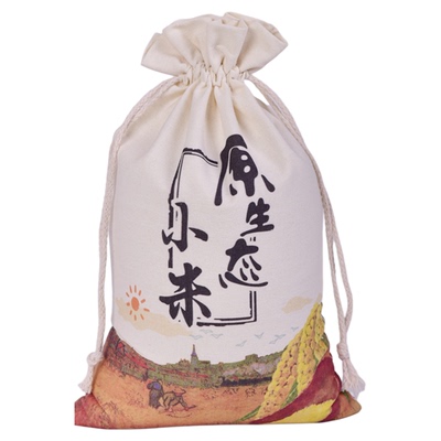 现货大米包装袋小米布袋定制