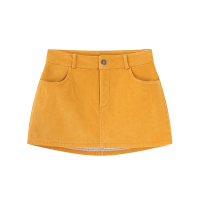 F PROJECT【南瓜拿铁】灯芯绒半身裙女冬季加厚加绒（带安全裤）