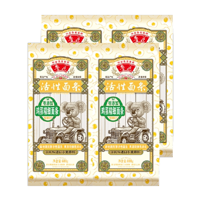 鲁花易煮不浑汤挂面600g*4袋