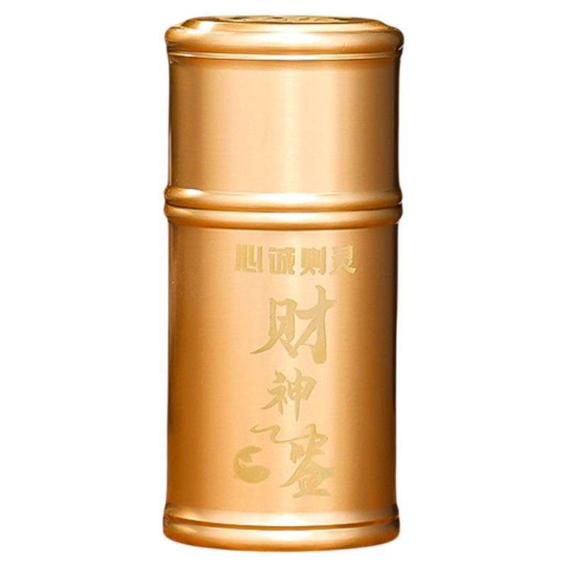 纯铜财神签家用竹签筒定制签筒摆