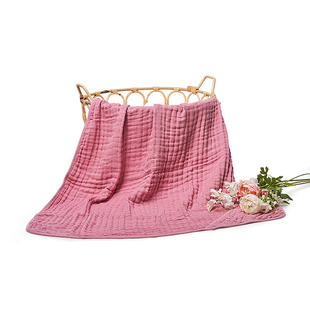 EVERLUNE爱维伦婴儿新生纱布浴巾儿童带帽斗篷浴袍纯棉超柔软吸水