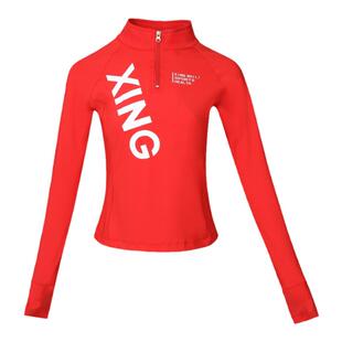 鬼步舞时尚运动速干健身操跳舞团体广场舞表演服上衣长袖女大码