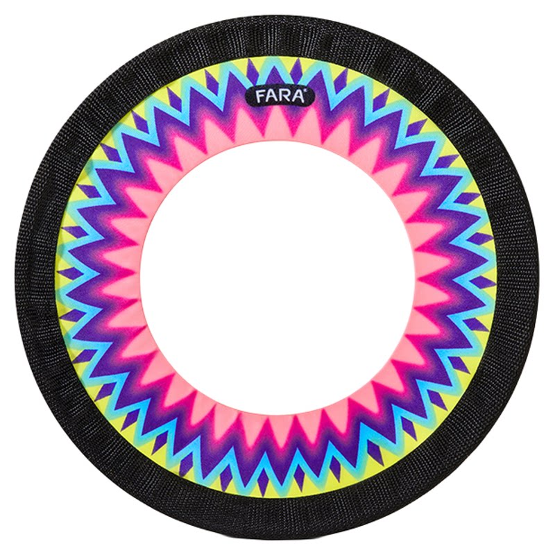 FARA布艺软飞盘户外亲子运动可回旋安全不伤人成人儿童飞环玩具