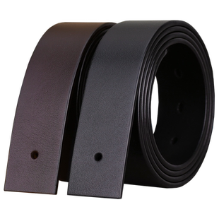 不带头皮带男真皮男士针扣无头皮带头层牛皮腰带无扣不带扣带身潮