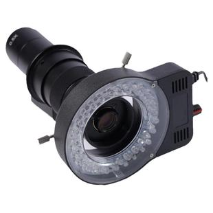 PDOK65显微镜led环形灯光源视觉单筒镜头补光灯高亮度可调蓝聚光