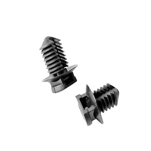 杉树形螺纹头尼龙扎带固定座汽车发动机钣金孔专用头子束线卡扣锁