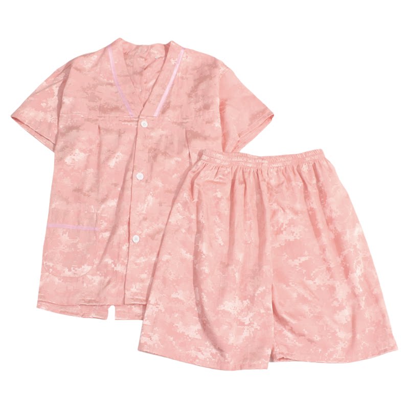 艾灸服纯棉前后开扣男女按摩理疗