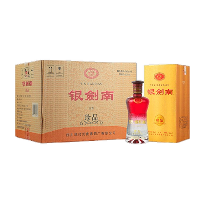剑南春银剑南52度浓香六粮酿造