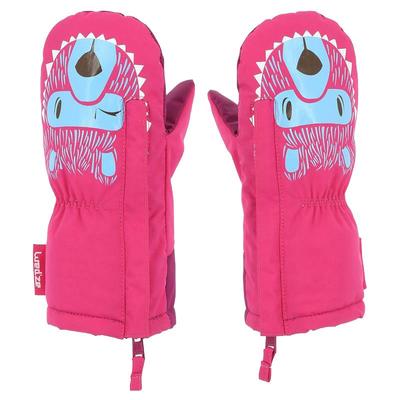 迪卡侬儿童冬季连指滑雪手套