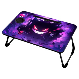 耿鬼床上小桌子可折叠小桌板笔记本电脑桌床上精灵宝可梦二次元懒人桌学生宿舍写作业学习桌卧室飘窗桌家用