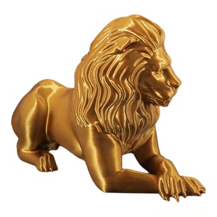 宇宙暗区周边金狮雕像大金模型游戏道具3D打印收藏摆件爆款狮子