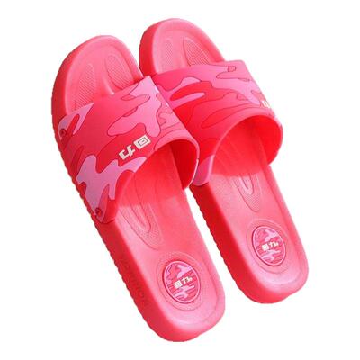 回力男PVC一字型静音防滑凉拖鞋