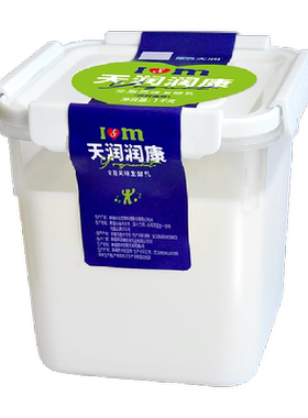 天润新疆润康方桶经典原味老酸奶