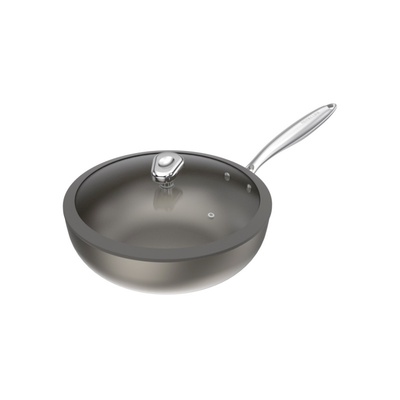 炒锅不粘锅有钛无有害涂层不挑灶