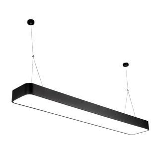 超亮led长条灯办公室商场写字楼长方形吸顶吊灯平板简约现代灯具