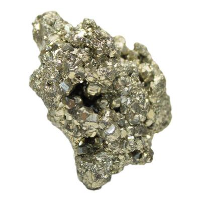 立体形黄铁矿水晶原石金属材质