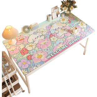 卡通女孩书桌垫子学生学习桌垫儿童写字台桌布环保护眼课桌保护垫