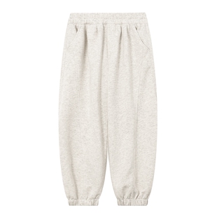 男童春秋潮牌学院风直筒运动卫裤2026新款青少年儿童春季宽松裤子