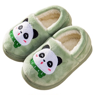 宝宝棉拖鞋包跟秋冬季男女童2025新款室内家居毛棉鞋防滑儿童拖鞋