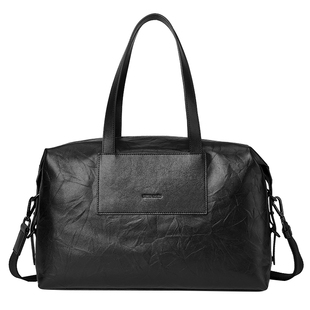 【真皮】皮尔卡丹男士旅行包行李包纯牛皮大容量单肩斜挎包手提包