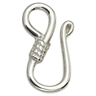 925纯银项链手链扣S扣DIY串珠编绳收尾连接扣8字扣吊坠扣饰品配件