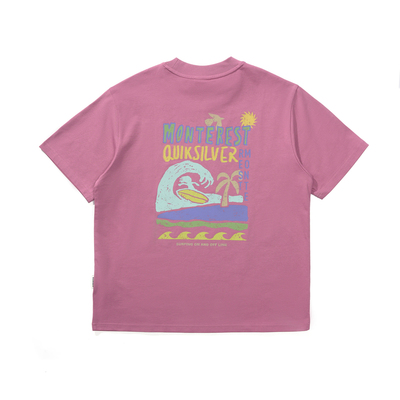 Monterest X Quiksilver联名 5A抗菌吸湿速干凉感冲浪印花短袖T恤