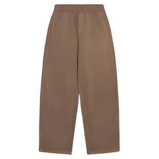 不晚BUWANJUST【走过咖啡屋】定制松紧腰头舒适加绒羊毛裤B1089