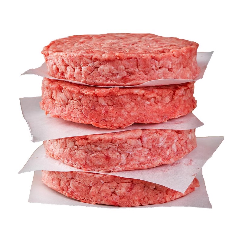 牛肉餅漢堡肉餅新鮮牛肉兒童早餐半成品冷凍牛排安格斯牛肉餡餅