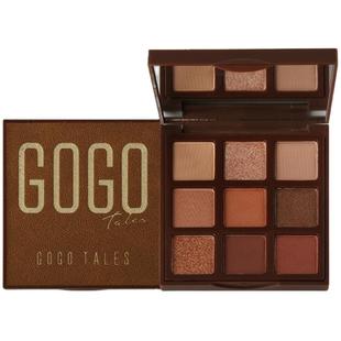 gogotales戈戈舞金箔巧克力眼影盘603 613初学者哑光珠大地色学生
