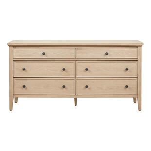 HarborHouse美式原木风储物收纳柜客厅家具实木卧室玄关柜六斗柜