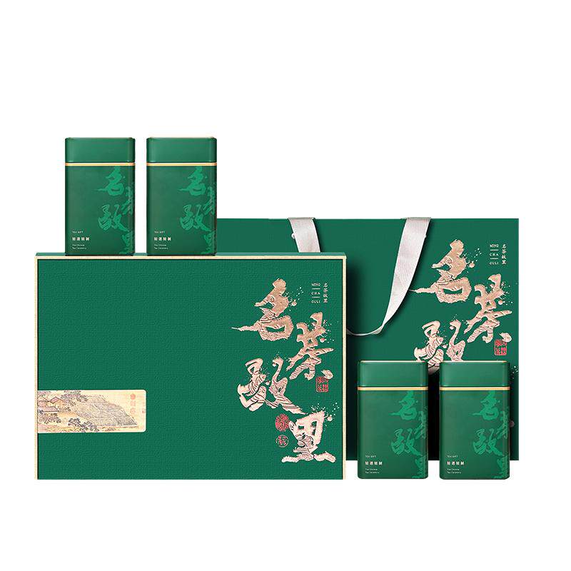 信阳毛尖茶叶礼盒装绿茶雨前嫩芽叶2026年新茶礼品茶罐装元旦送礼