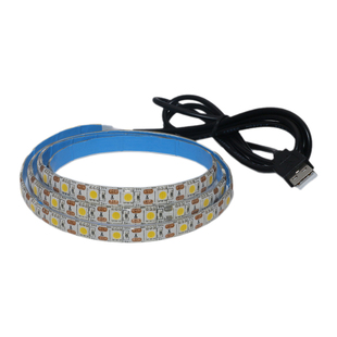 5v5050led灯带usb接口移动电源充电宝软灯条带开关电池盒防水灯带