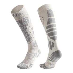 滑雪袜女户外羊毛高帮男加厚保暖防滑雪地袜单板袜子露营高筒雪袜