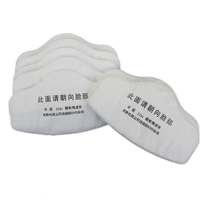 过滤纸棉垫防颗粒粉尘打磨面罩