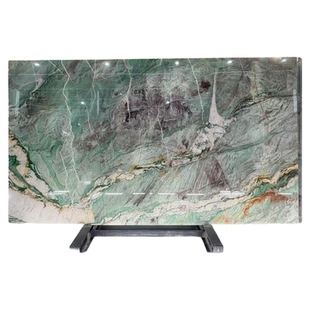 云浮天然石材透光奢石电视背景墙大理石台面楼梯踏步地砖全屋定制