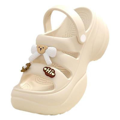 踩屎感洞洞鞋女夏外穿2025新款