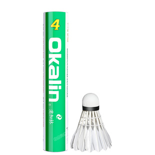 正品澳加林AC4羽毛球耐打飞行稳定专业俱乐部训练比赛用球12只装