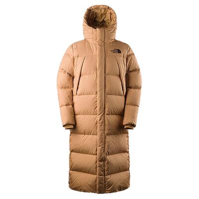 北面长款男子防泼水羽绒服