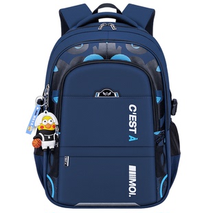 大容量护脊三到六男生书包小学生一年级儿童1减压初中生背包男童3