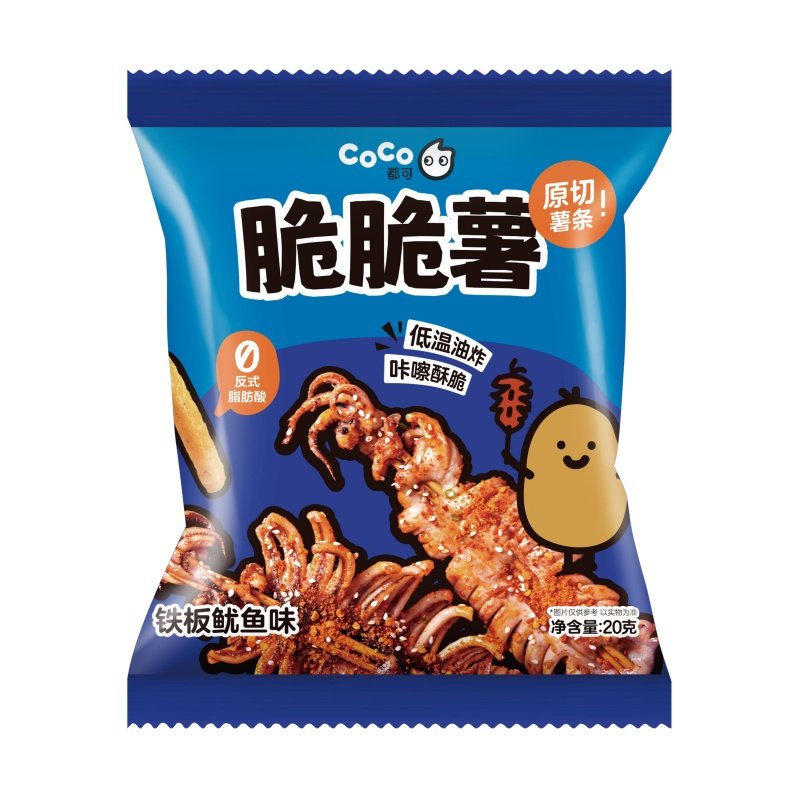 CoCo都可原切香脆薯条小包装休闲零食办公室零食脆脆薯条门店同款