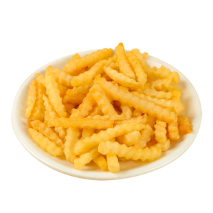 波浪薯条半成品冷冻商用薯条波纹薯条空气炸锅食材冷冻原切薯条
