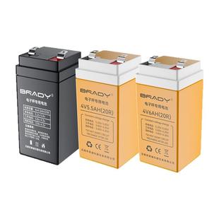 电子秤电池通用精准电子称4V4ah蓄电瓶150公斤商用台秤专用4伏6v