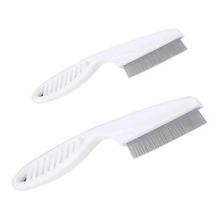 猫咪跳蚤梳猫密齿梳宠物直排狗狗专用钢梳去虱子梳子除蚤排梳长毛