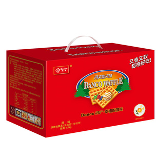 丹夫华夫饼原味西式营养早代餐蛋糕点心面包甄选零食送礼盒1.5kg