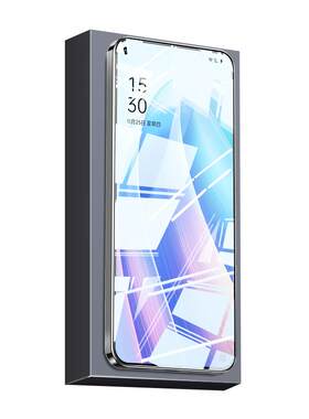 西泊来适用opporeno7钢化膜oppo reno8pro手机膜全屏reno6新款reno4/5高清k防指纹r17/r15防爆ace保护2z贴膜3